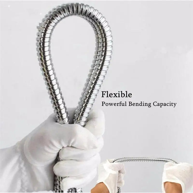 Golden 1.5m/2m/3m G1/2'' Flexible Shower Hose High Pressure Explosion-proof Stainless Steel Bathroom Shower Head Extension Pipe