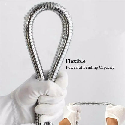 Golden 1.5m/2m/3m G1/2'' Flexible Shower Hose High Pressure Explosion-proof Stainless Steel Bathroom Shower Head Extension Pipe
