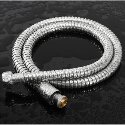Golden 1.5m/2m/3m G1/2'' Flexible Shower Hose High Pressure Explosion-proof Stainless Steel Bathroom Shower Head Extension Pipe