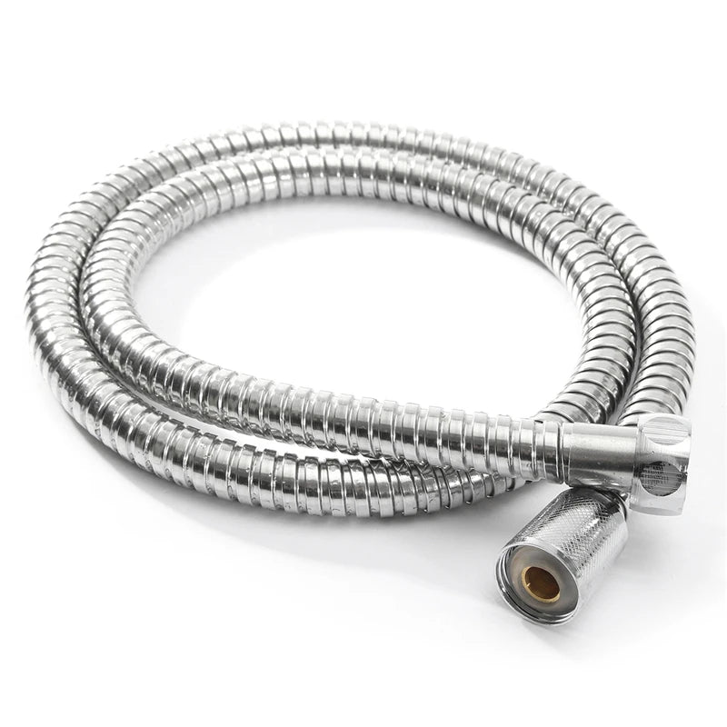 Golden 1.5m/2m/3m G1/2'' Flexible Shower Hose High Pressure Explosion-proof Stainless Steel Bathroom Shower Head Extension Pipe