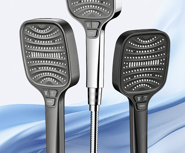 Adjustable Shower Head 8 Mode Rainfall Shower Large Flow Showerhead High Pressure Water Saving Shower Mixer Bathroom Accessories