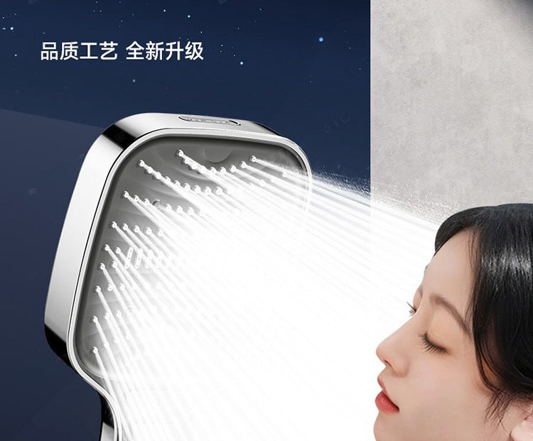 Adjustable Shower Head 8 Mode Rainfall Shower Large Flow Showerhead High Pressure Water Saving Shower Mixer Bathroom Accessories