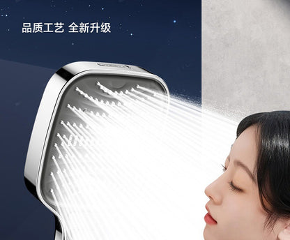 Adjustable Shower Head 8 Mode Rainfall Shower Large Flow Showerhead High Pressure Water Saving Shower Mixer Bathroom Accessories