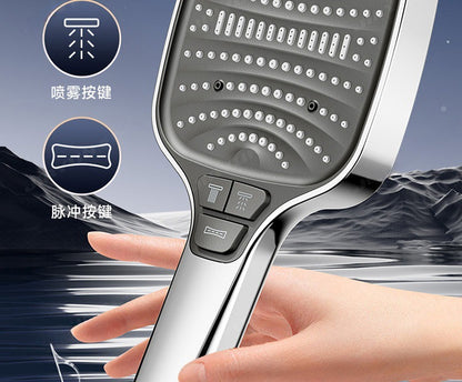 Adjustable Shower Head 8 Mode Rainfall Shower Large Flow Showerhead High Pressure Water Saving Shower Mixer Bathroom Accessories