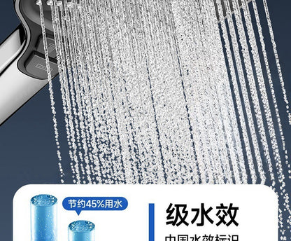 Adjustable Shower Head 8 Mode Rainfall Shower Large Flow Showerhead High Pressure Water Saving Shower Mixer Bathroom Accessories