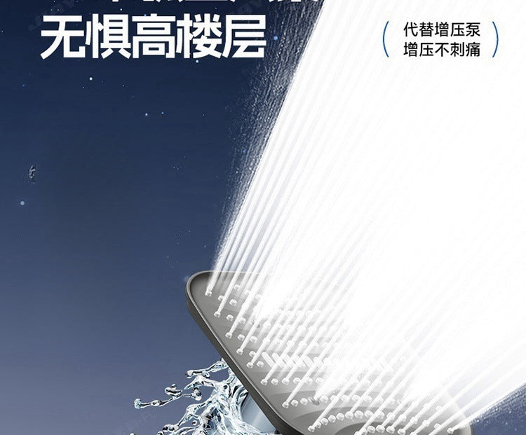 Adjustable Shower Head 8 Mode Rainfall Shower Large Flow Showerhead High Pressure Water Saving Shower Mixer Bathroom Accessories