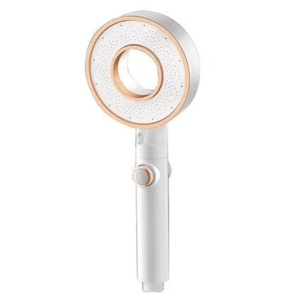 High Pressure Shower Head 3 Modes Adjustable Showerheads Water Saving One-Key Stop Water Spray Nozzle Bathroom Faucet Accessorie