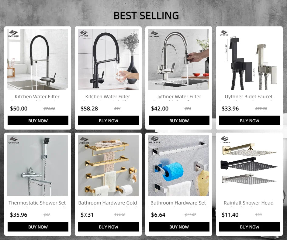 Uythner Handshower Head Brass Shower Head Square Handheld Head Replace Head Faucet Accessory Brass Material
