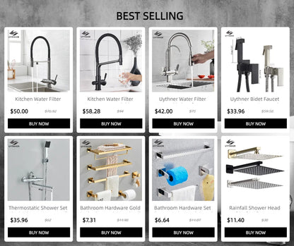 Uythner Handshower Head Brass Shower Head Square Handheld Head Replace Head Faucet Accessory Brass Material