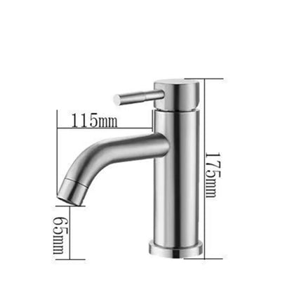 Matte Black Bathroom Basin Faucet Deck Mounted Short Hot and Cold Water Mixer Tap Crane For Vessel Sink
