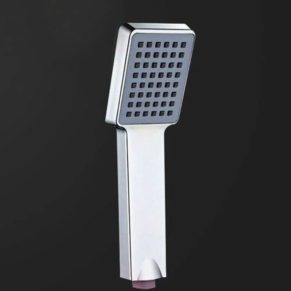 1pcs Square Hand Held Shower Sprayer High Pressure Shower Head Rainfall Universal Bathroom Shower Head Water Saving ﻿