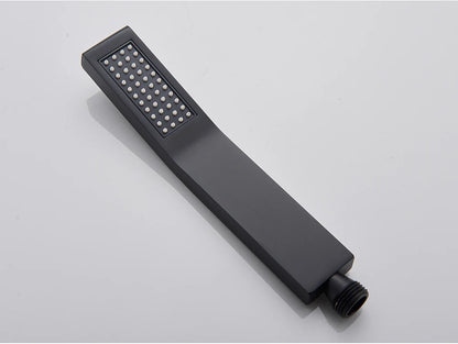 Uythner Handshower Head Brass Shower Head Square Handheld Head Replace Head Faucet Accessory Brass Material