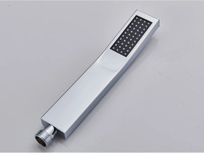 Uythner Handshower Head Brass Shower Head Square Handheld Head Replace Head Faucet Accessory Brass Material
