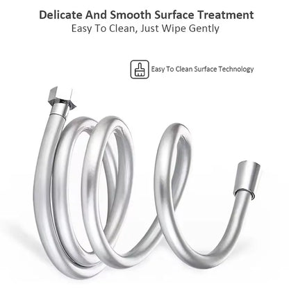 New 1.5/2/3m PVC Handheld Shower Head Hose Flexible Anti Winding Explosion-proof Water Tube Bathroom Faucet Hose Extension Pipe
