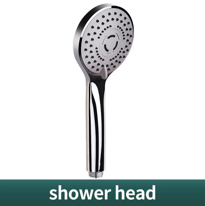 Bathroom Pressurized Hand Shower Package Accessories Shower Nozzle Large Water Output 5 Models Universal Adaptation Save Water