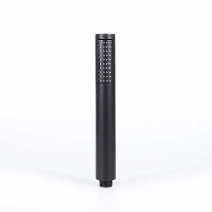 Hand-held Shower Head Plastic Black Bathroom Rainfall Shower Nozzle Aerator High Pressure handheld Shower Head for Bathroom