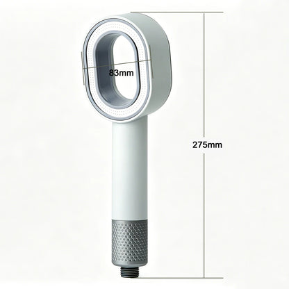 Handheld Shower Head ACF Filter High Pressure Water Saving Chlorine Removal Hard Water Purification Universal Showerhead