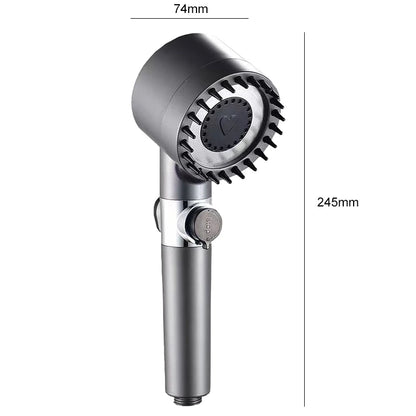 New Pressurized Shower 4 Modes Adjustable Water Saving Shower High Pressure Showerhead With Filter Bathroom Massage Shower