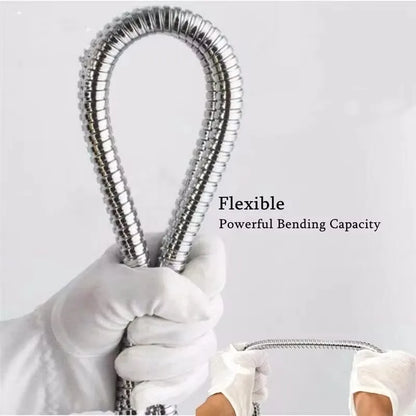 Golden 1.5m/2m/3m G1/2'' Flexible Shower Hose High Pressure Explosion-proof Stainless Steel Bathroom Shower Head Extension Pipe