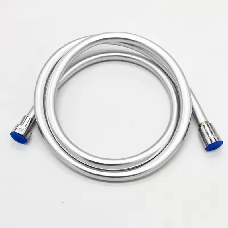 New 1.5/2/3m PVC Handheld Shower Head Hose Flexible Anti Winding Explosion-proof Water Tube Bathroom Faucet Hose Extension Pipe
