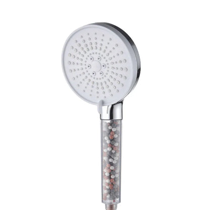 5-speed Water Adjustment Filter Shower Head High Pressure Negative Ion Hard Water Softening Shower Head Set
