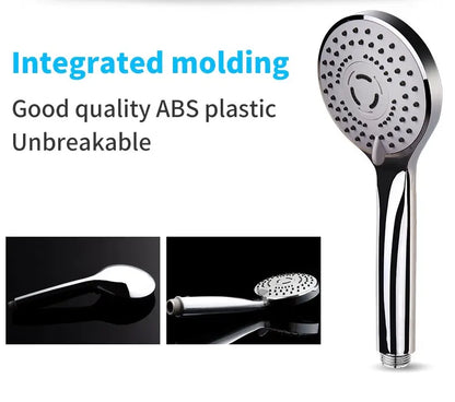 Bathroom Pressurized Hand Shower Package Accessories Shower Nozzle Large Water Output 5 Models Universal Adaptation Save Water