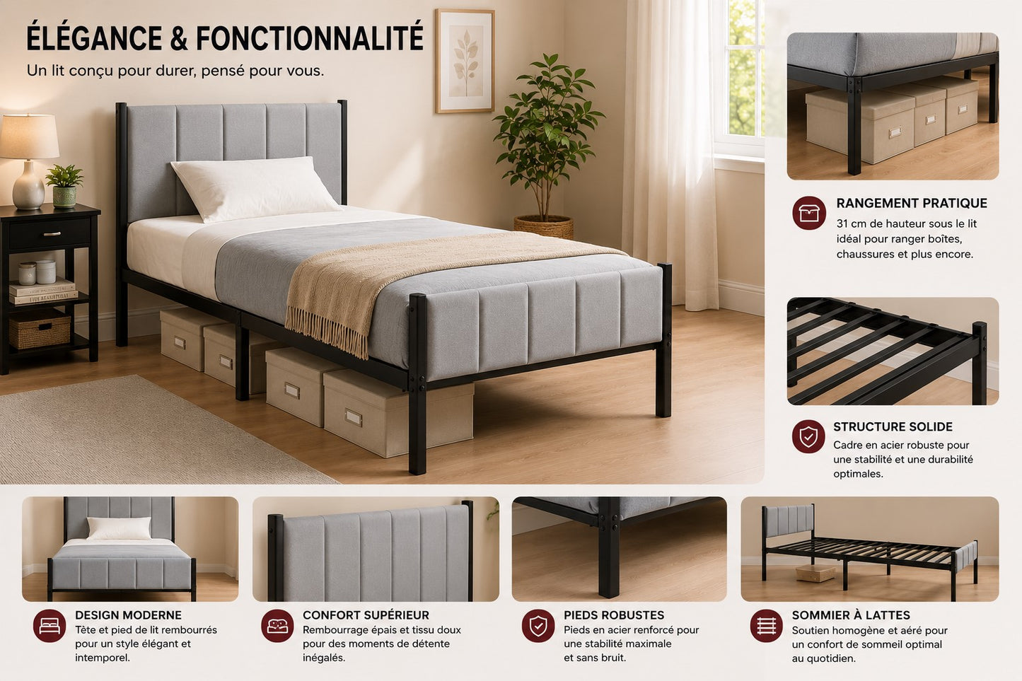 Lit Moderne Premium
