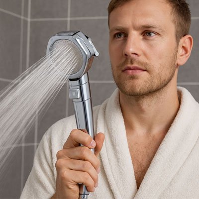 Pommeau de douche filtrant