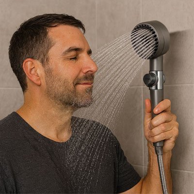 Pommeau de douche haute pression